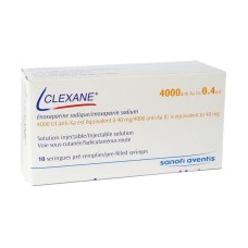 Clexane 4000 anti-XA Aventis