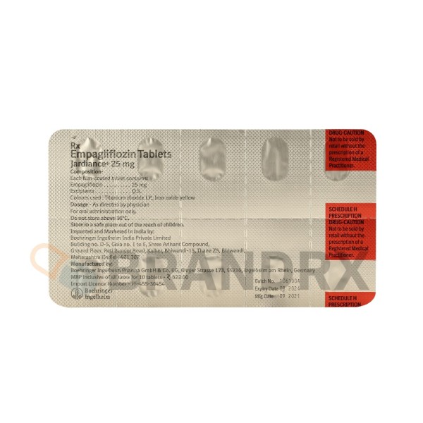 Jardiance 25 mg Boehringer Ingelheim