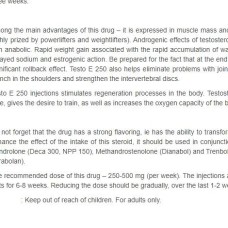 TESTO E 250 Para Pharma